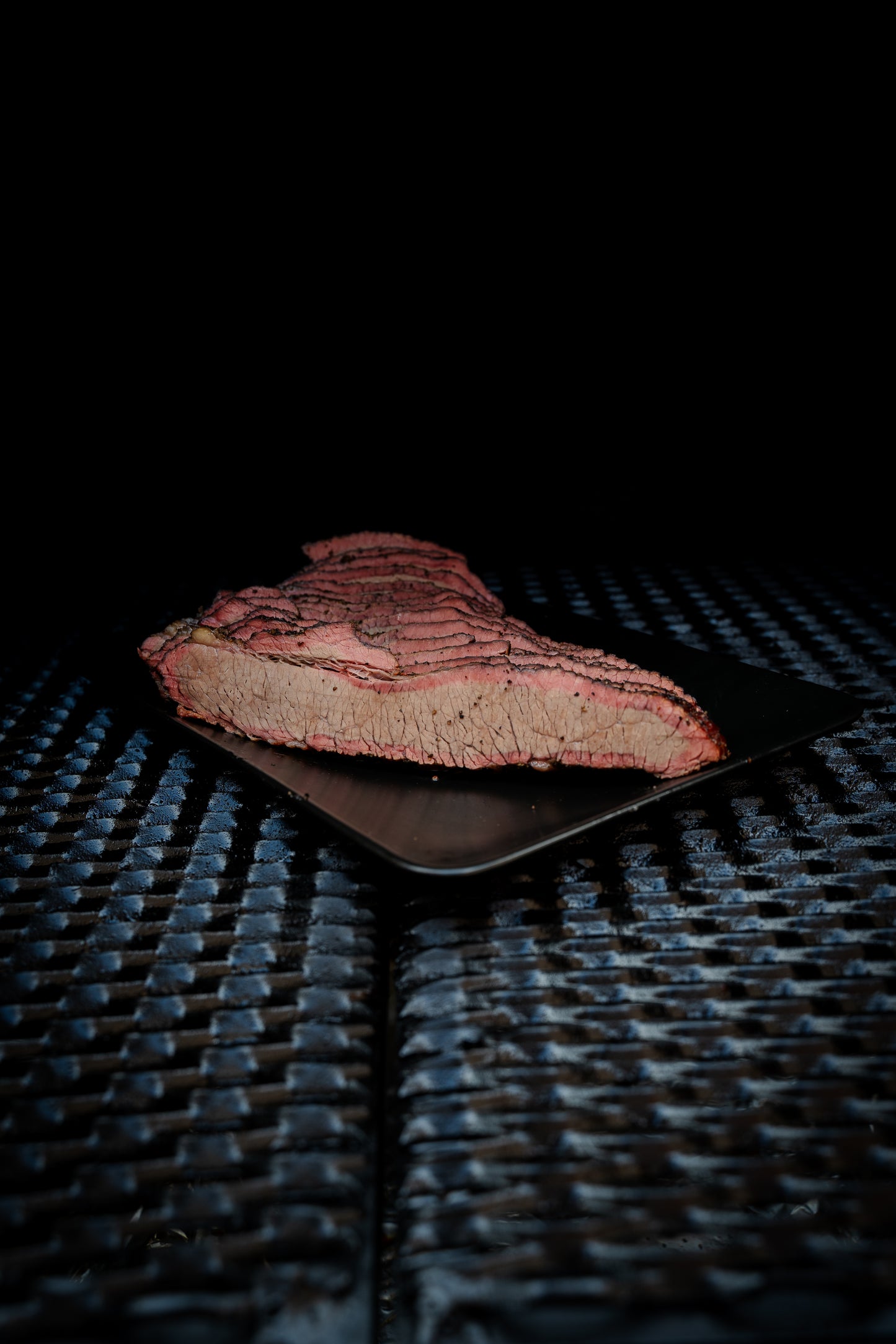 Brisket di manzo affumicato lentamente con legna di faggio